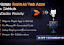 migrate replit ai web app to github deploy replit app transfer and rebuild